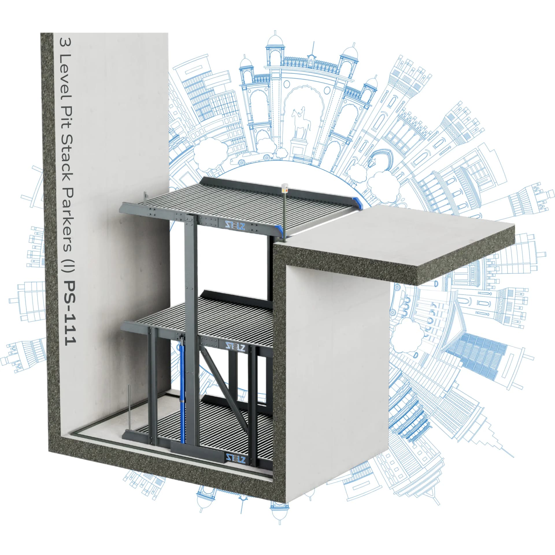 3-level Pit Stacker gallery 1